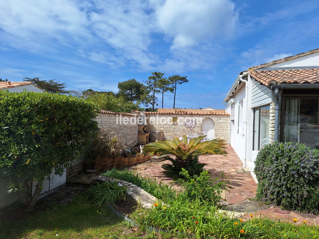 Photo 1 : TERRASSE d'une maison située à La Couarde-sur-mer, île de Ré.