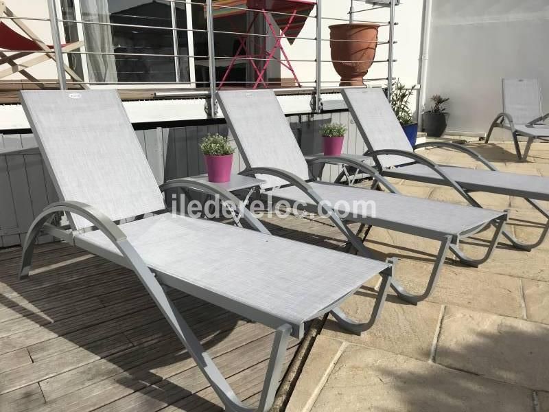 Photo 18 : TERRASSE d'une maison située à Saint-Martin-de-Ré, île de Ré.