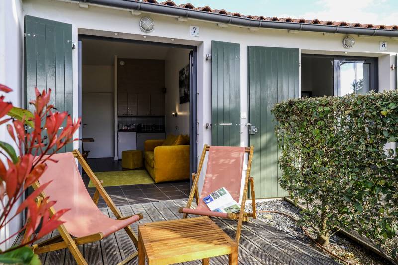 Photo 38 : CHAMBRE d'une maison située à Sainte-Marie-de-Ré, île de Ré.