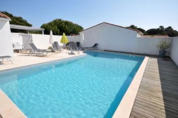 ile de ré Maison avec piscine chauffe, 2 chambres, wifi