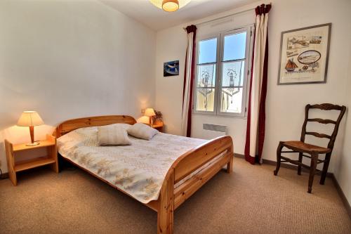 Photo 4 : CHAMBRE d'une maison située à La Couarde-sur-mer, île de Ré.