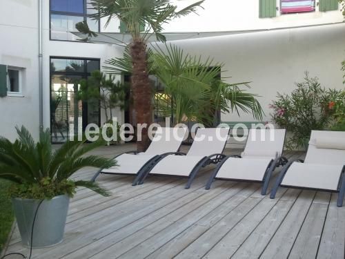 Photo 7 : TERRASSE d'une maison située à La Flotte-en-Ré, île de Ré.