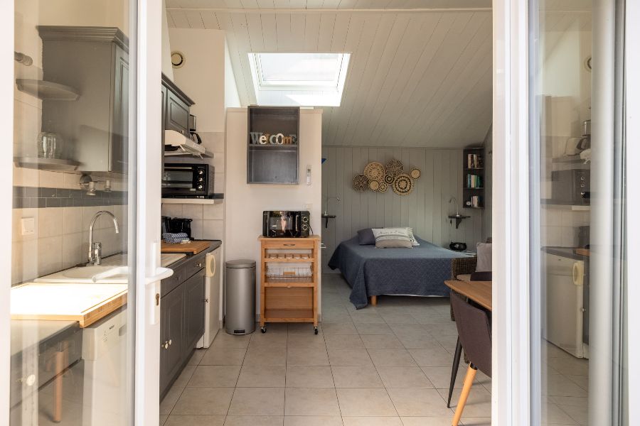 Photo 19 : SEJOUR d'une maison située à La Flotte-en-Ré, île de Ré.