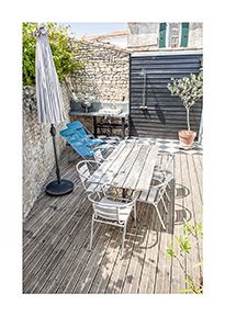 Photo 21 : PATIO d'une maison située à Le Bois-Plage-en-Ré, île de Ré.