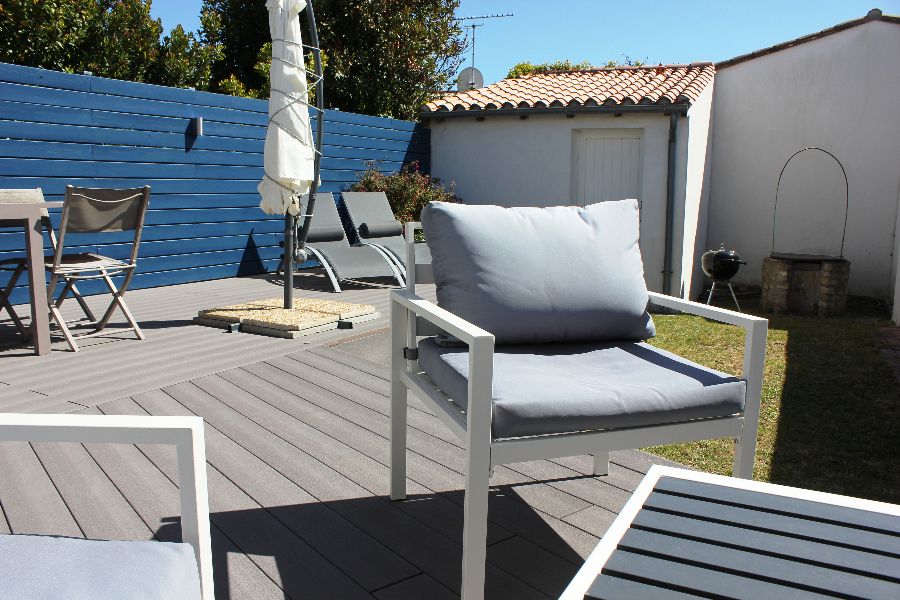 Photo 19 : TERRASSE d'une maison située à Ars en Ré, île de Ré.