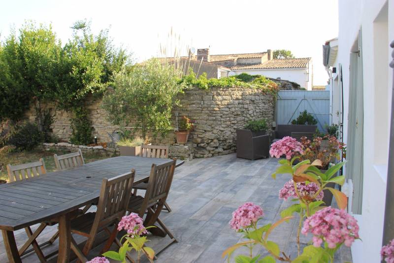 Photo 6 : JARDIN d'une maison située à Saint-Clément-des-Baleines, île de Ré.