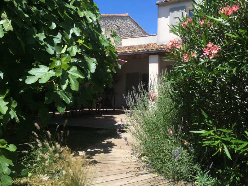 Photo 5 : JARDIN d'une maison située à Sainte-Marie-de-Ré, île de Ré.