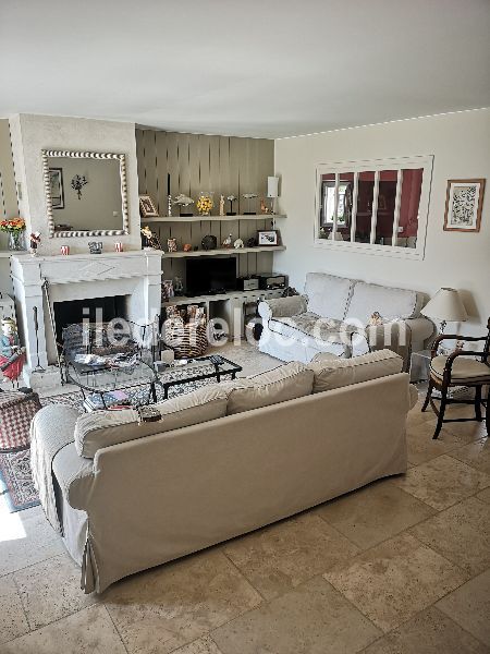 Photo 14 : SEJOUR d'une maison située à La Couarde-sur-mer, île de Ré.