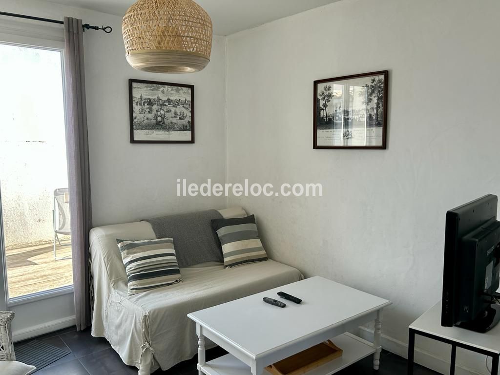 Photo 7 : SEJOUR d'une maison située à Le Bois-Plage-en-Ré, île de Ré.