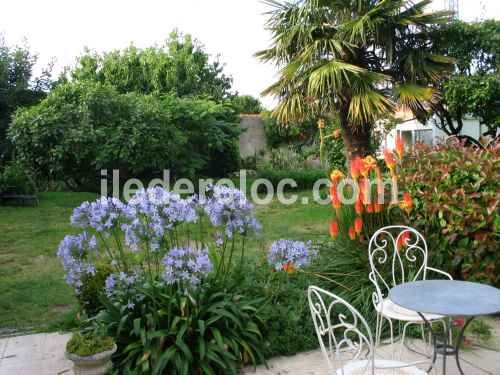 Photo 6 : TERRASSE d'une maison située à Saint-Martin, île de Ré.