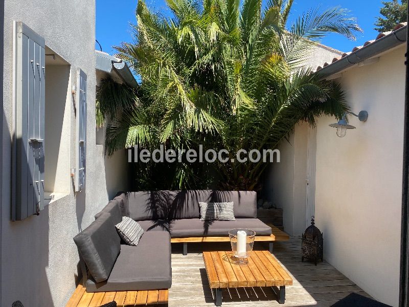 Photo 3 : PATIO d'une maison située à Le Bois-Plage-en-Ré, île de Ré.