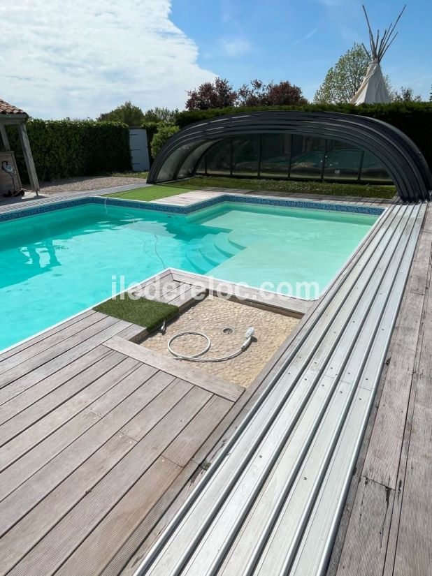 Photo 4 : PISCINE d'une maison située à Saint-Martin-de-Ré, île de Ré.