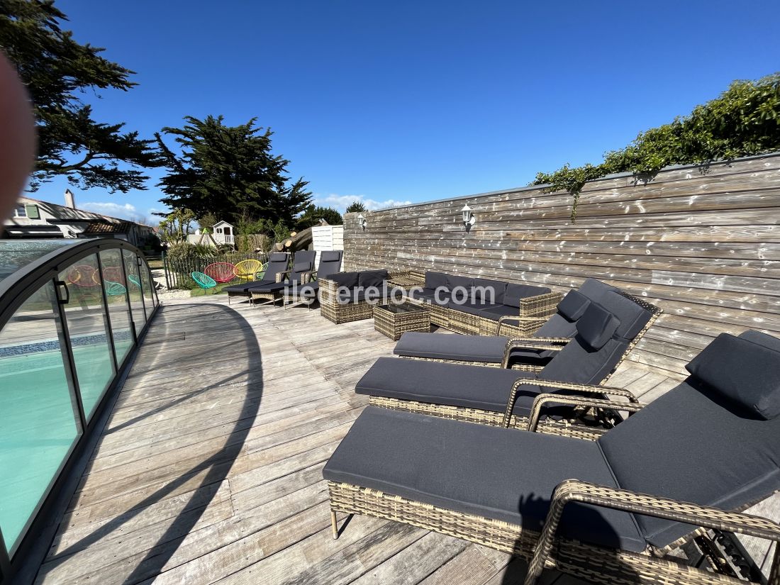 Photo 5 : PISCINE d'une maison située à Saint-Martin-de-Ré, île de Ré.