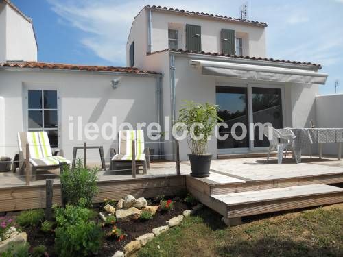 Photo 3 : TERRASSE d'une maison située à La Flotte-en-Ré, île de Ré.