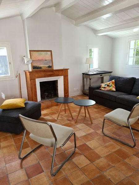 Photo 7 : SEJOUR d'une maison située à Les Portes-en-Ré, île de Ré.