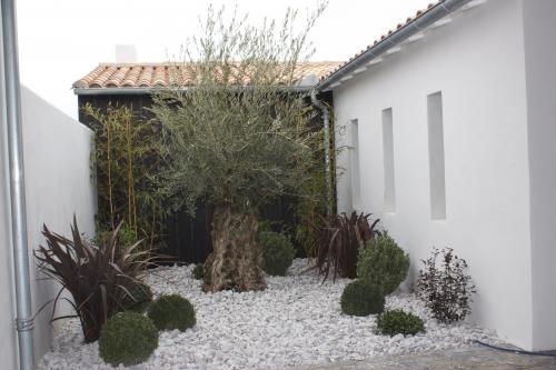 Photo 8 : PATIO d'une maison située à La Flotte-en-Ré, île de Ré.