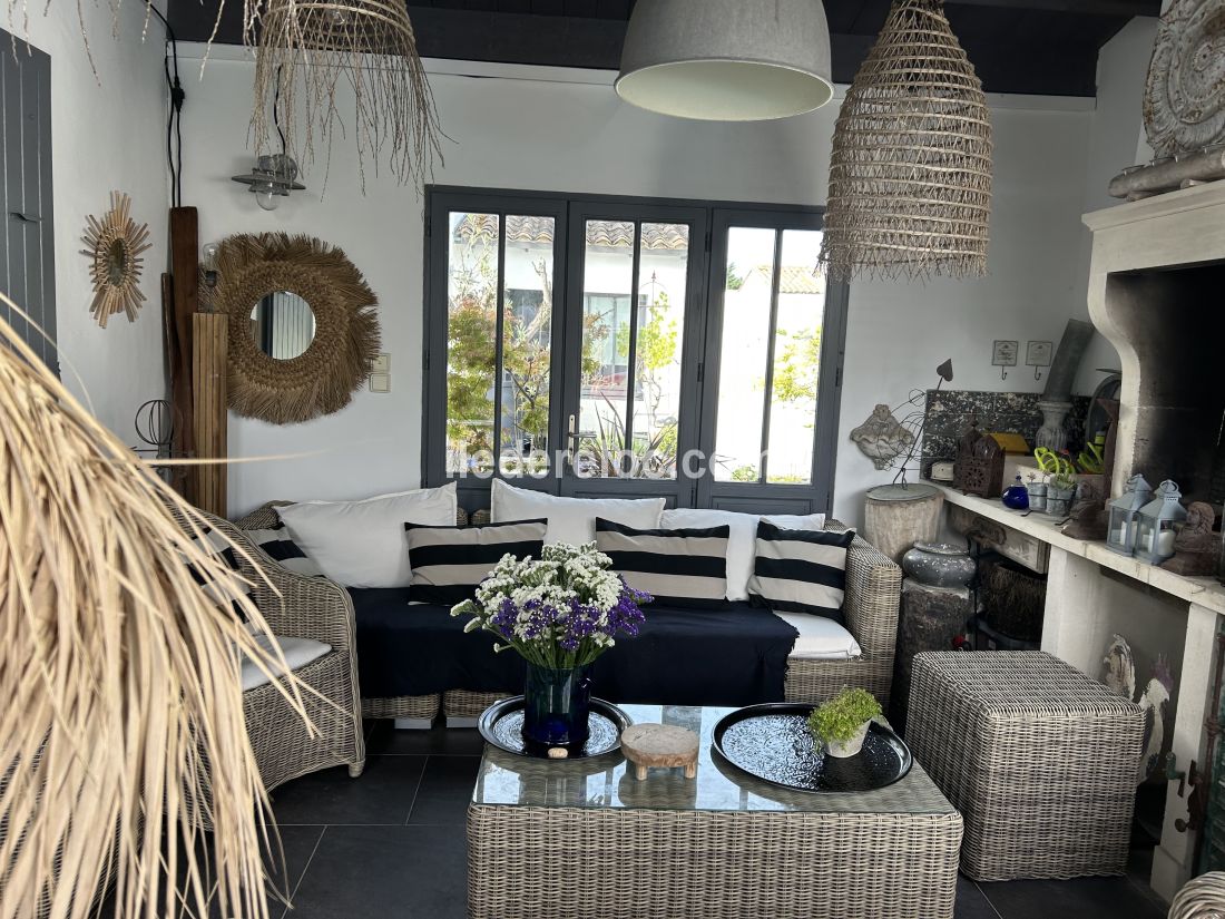 Photo 11 : PATIO d'une maison située à La Couarde-sur-mer, île de Ré.
