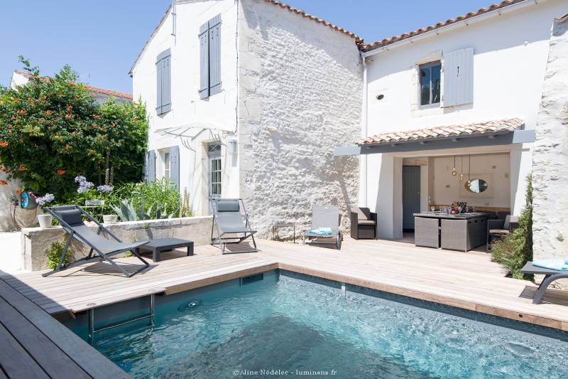 Photo 4 : EXTERIEUR d'une maison située à La Flotte-en-Ré, île de Ré.