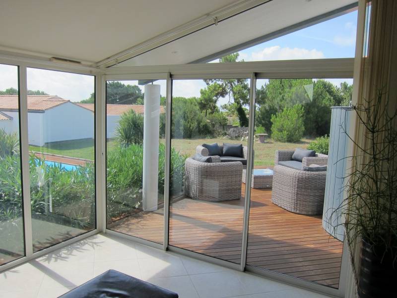 Photo 14 : TERRASSE d'une maison située à Sainte-Marie-de-Ré, île de Ré.