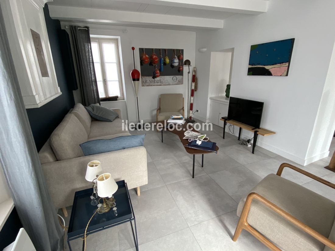 Photo 11 : SEJOUR d'une maison située à La Couarde-sur-mer, île de Ré.