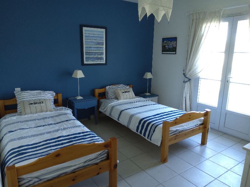Photo 11 : CHAMBRE d'une maison située à La Couarde, île de Ré.