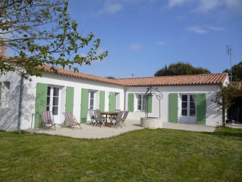 Photo 1 : JARDIN d'une maison située à La Couarde-sur-mer, île de Ré.