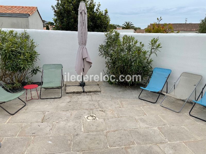 Photo 9 : TERRASSE d'une maison située à Rivedoux-Plage, île de Ré.