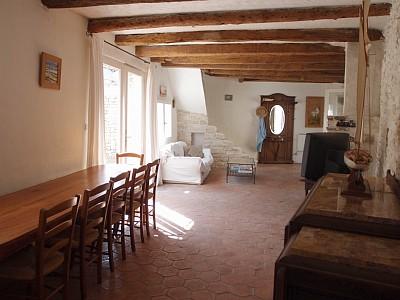 Photo 4 : SEJOUR d'une maison située à Le Bois-Plage-en-Ré, île de Ré.