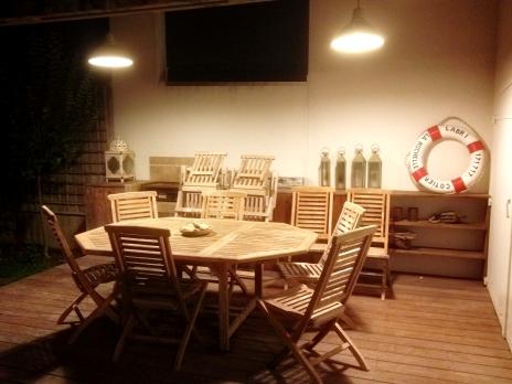 Photo 22 : TERRASSE d'une maison située à Le Bois-Plage, île de Ré.