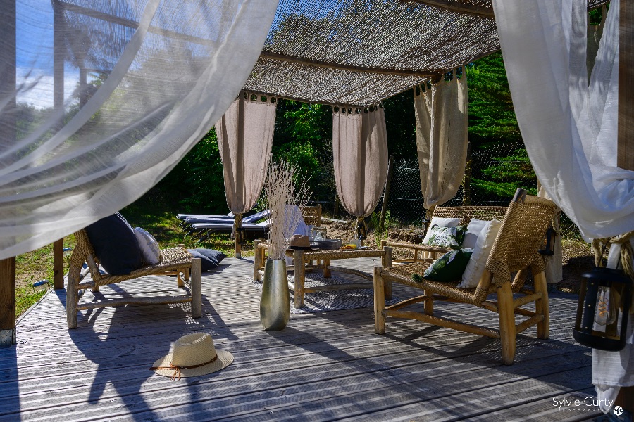 Photo 2 : JARDIN d'une maison située à La Couarde-sur-mer, île de Ré.