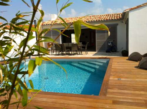 Photo 1 :  d'une maison située à La Flotte, île de Ré.