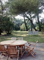 Ile de Ré:Maison avec la plage au bout du jardin