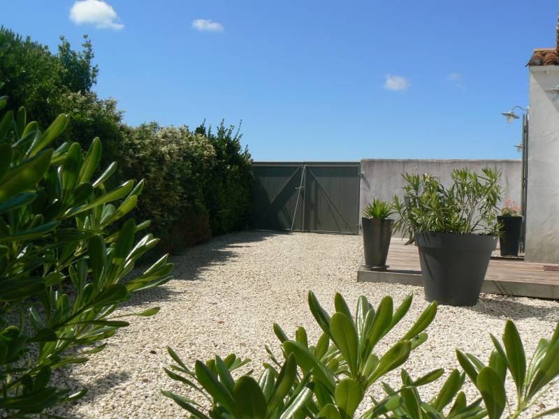 Photo 2 : JARDIN d'une maison située à Saint-Martin-de-Ré, île de Ré.