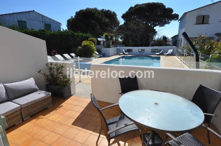 Photo 5 : TERRASSE d'une maison située à La Couarde-sur-mer, île de Ré.