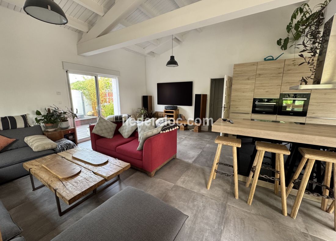 Photo 28 : SEJOUR d'une maison située à Le Bois-Plage-en-Ré, île de Ré.