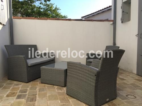 Photo 8 : TERRASSE d'une maison située à Rivedoux-Plage, île de Ré.