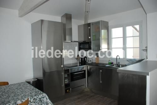 Photo 5 : SEJOUR d'une maison située à Loix, île de Ré.