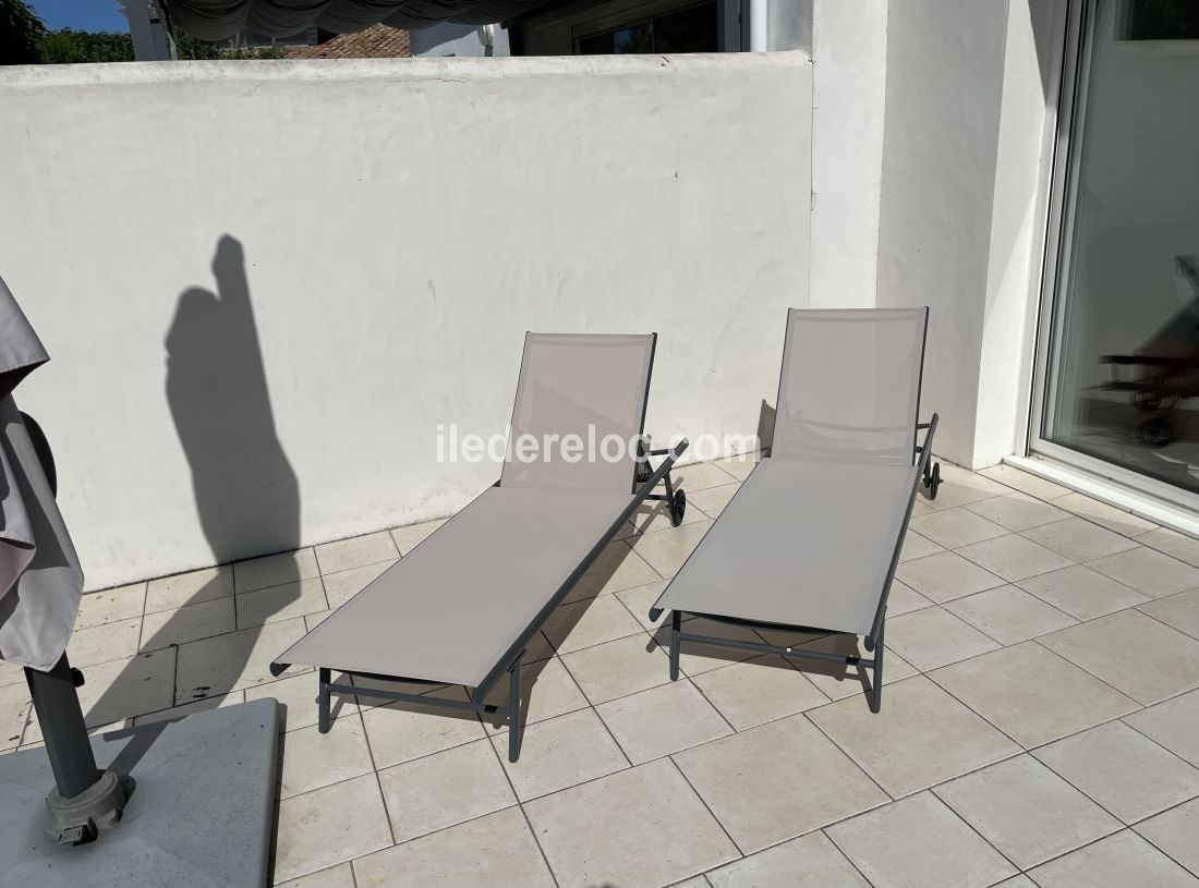 Photo 7 : TERRASSE d'une maison située à Saint-Clement, île de Ré.