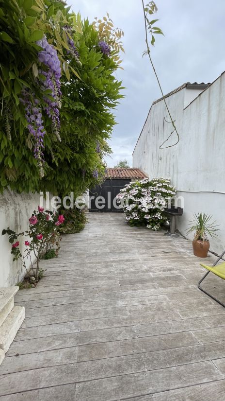 Photo 4 : TERRASSE d'une maison située à Loix, île de Ré.