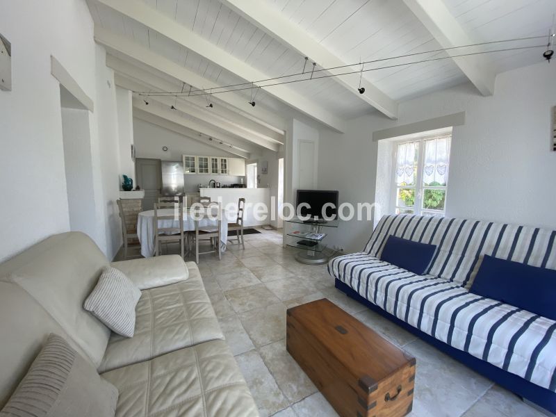 Photo 10 : SEJOUR d'une maison située à La Couarde-sur-mer, île de Ré.