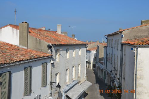 Photo 3 : EXTERIEUR d'une maison située à Saint-Martin-de-Ré, île de Ré.