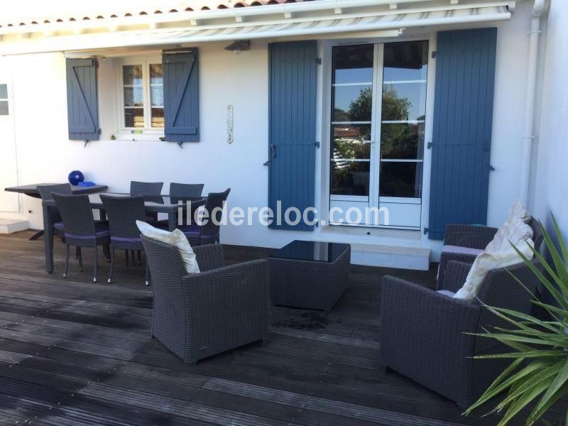 Photo 5 : TERRASSE d'une maison située à Rivedoux-Plage, île de Ré.