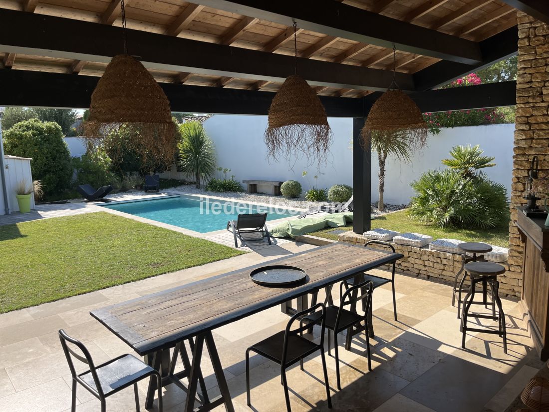 Photo 3 : PATIO d'une maison située à La Couarde-sur-mer, île de Ré.
