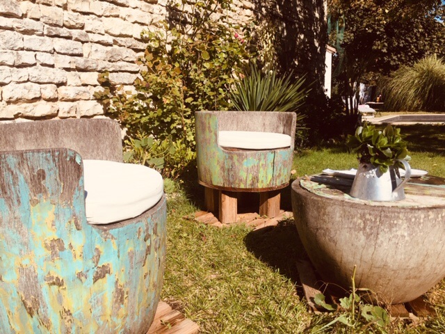 Photo 6 : JARDIN d'une maison située à Sainte-Marie-de-Ré, île de Ré.