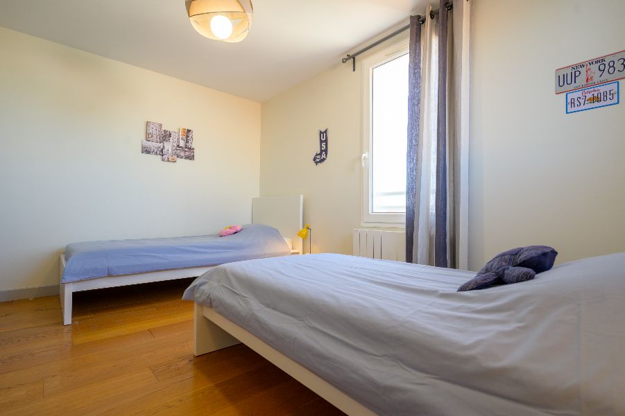 Photo 42 : CHAMBRE d'une maison située à Saint-Martin-de-Ré, île de Ré.