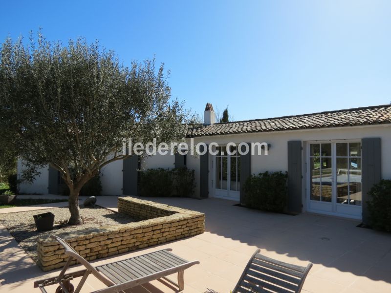 Photo 3 : TERRASSE d'une maison située à Les Portes-en-Ré, île de Ré.