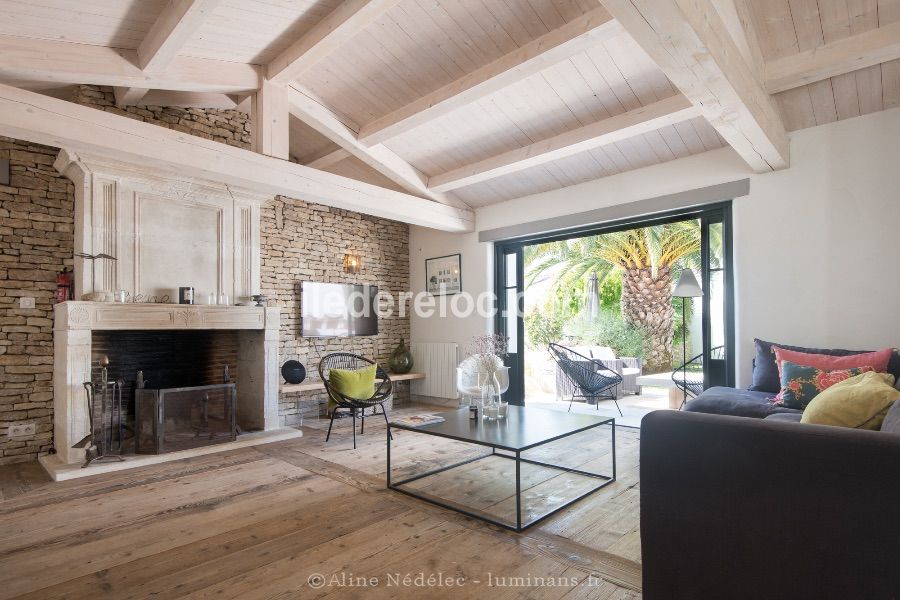 Photo 20 : SEJOUR d'une maison située à La Couarde, île de Ré.