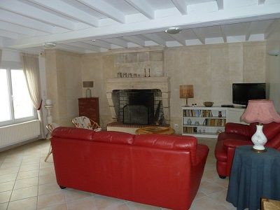 Photo 4 : SEJOUR d'une maison située à Saint-Martin, île de Ré.