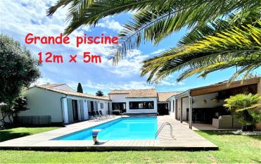 Ile de Ré:Villa d'exception 5 -piscine chauffée- la flotte