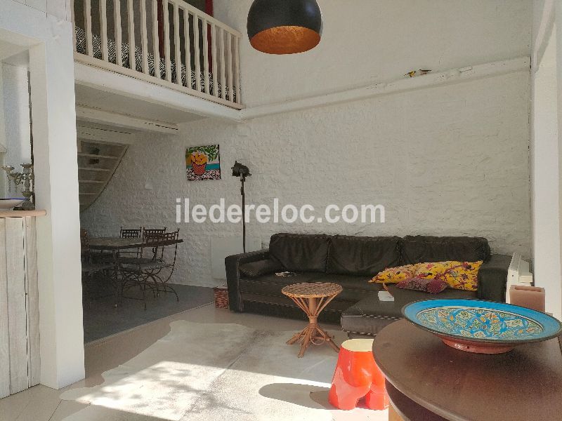 Photo 4 : MEZZANINE d'une maison située à Le Bois-Plage-en-Ré, île de Ré.